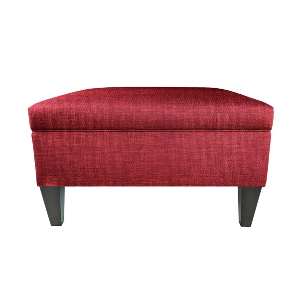 Fun Furnishings 66232 Posh Ottoman Red Fun Furnishings 66232 Posh Ottoman Red